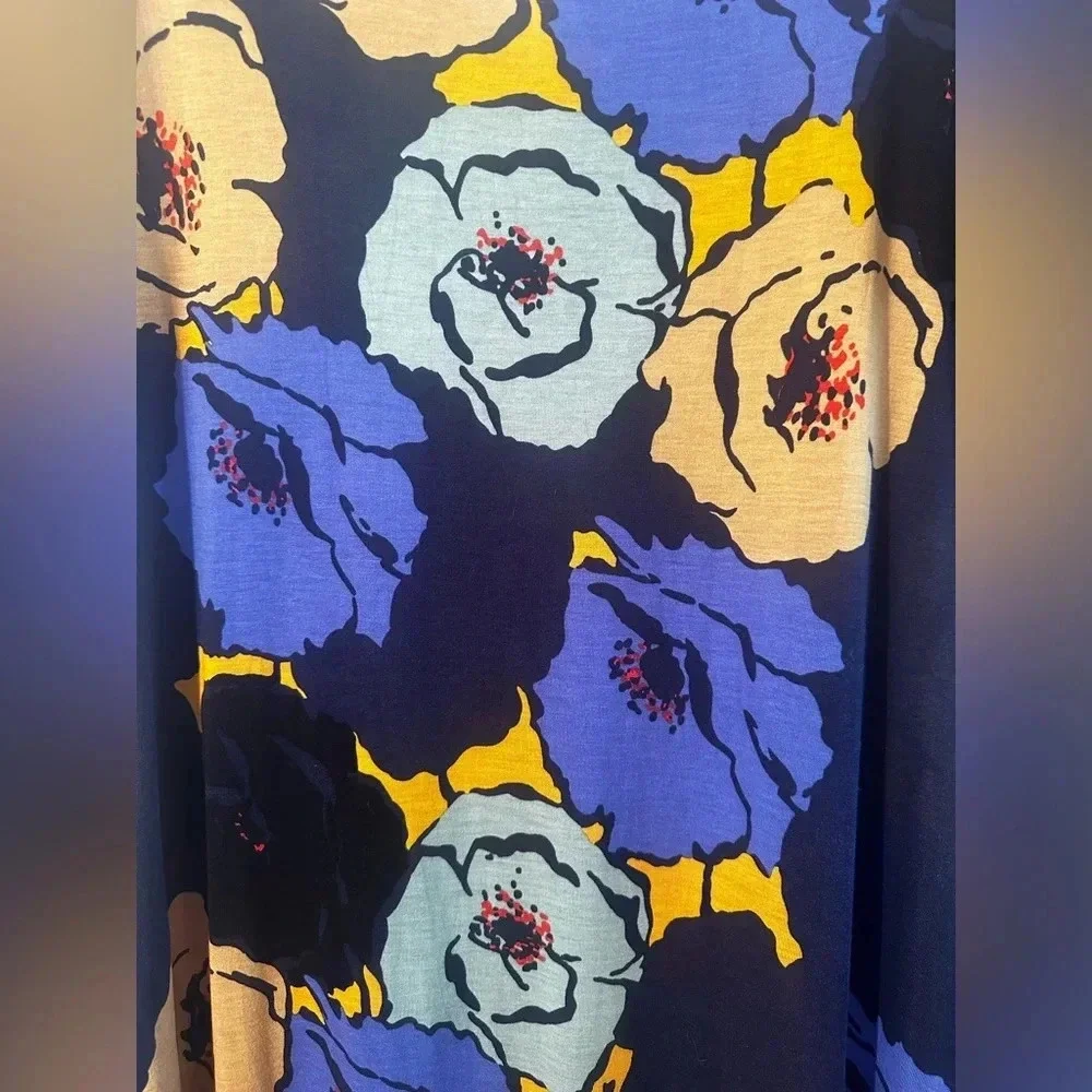 Anthropologie VANESSA VIRGINIA SILK BLEND Sheath A line Floral Dress MD Pockets